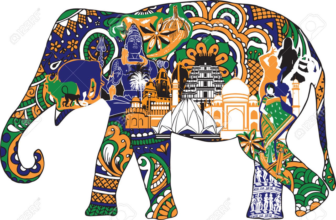Индийские слоны символ