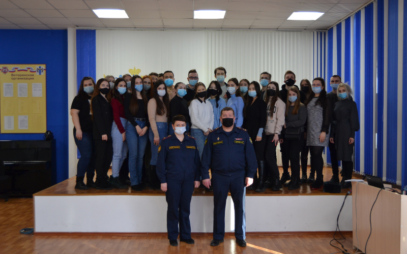 Студенты НГУЭУ посетили Учебный центр ГУФСИН России по Новосибирской области